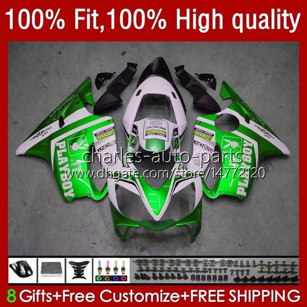 Carrozzeria iniezione per HONDA CBR600F4i CBR600 F4i 04 05 2006 2007 Kit verde chiaro 55No.220 CBR 600F4i 600 F4i FS CC F4 i 2004 2005 06 07 600CC CBR600FS 04-07 Carenatura OEM