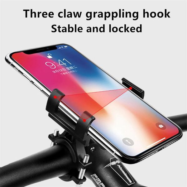 

water bottles & cages 1pc bicycle phone holder universal for 55mm-100mm bike motorcycle handlebar clip stand mount bracket accessories