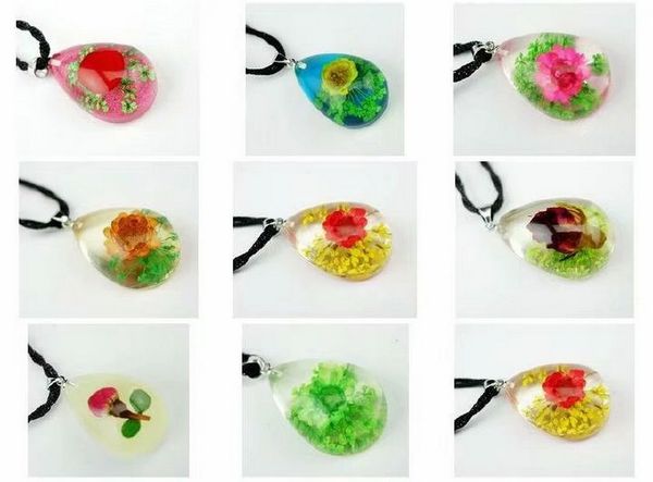 

30 pcs pendant specimen dried plant real charms bud flower drop jewelry, Silver