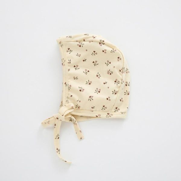 

caps & hats h37a baby cotton print hat soft infant girl outdoor sunhat, Yellow