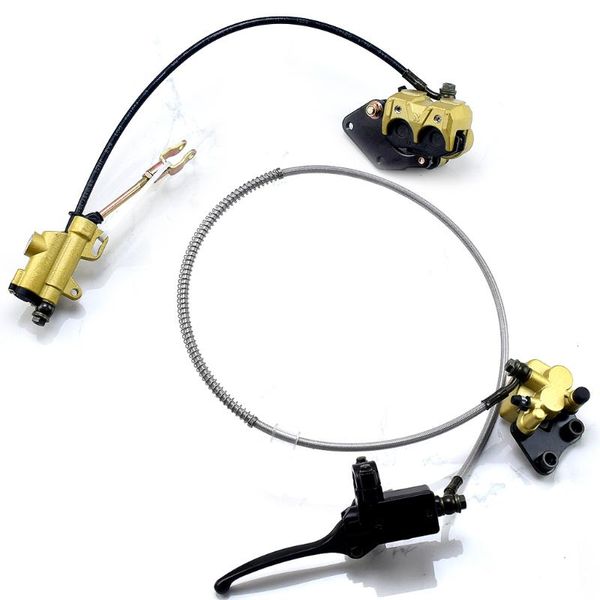 

motorcycle brakes hydraulic front rear disc brake caliper system for chinese crf50 copy pit pro trail thumpstar dirt bike