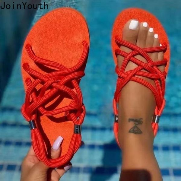 

joinyouth sandals for women 2021 summer shoes, Black