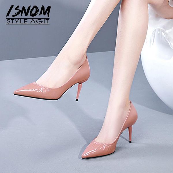 

unusual high heels women pumps pointed toe pleated footwear genuine leather female shoes fashion woman spring 2021 dress, Black