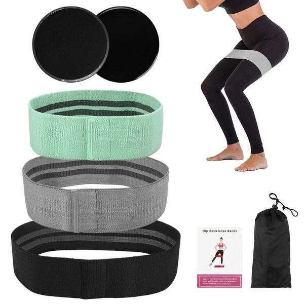 

exercise resistance loop bands with storage bag elastic booty band set for yoga home gym training fitness equipment