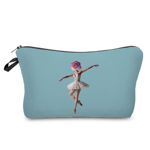 

pretty printed women cosmetics organizer bag fashion women's makeup custom made storage bags for small toiletry cosmetic & cases