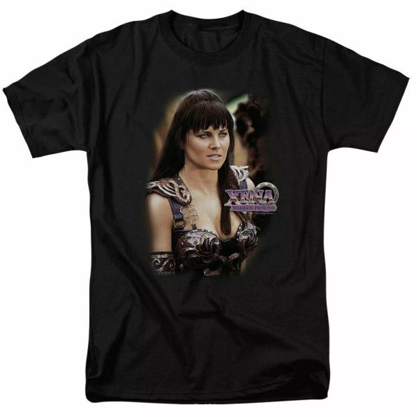 

xena warrior princess warrior princess t shirt mens licensed classic tv black, White;black