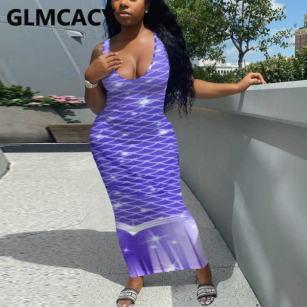 

6 colors women printed sleeveless bodycon maxi dress 210702, Black;gray
