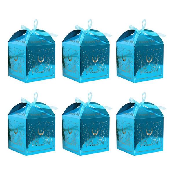 

gift wrap 50 pcs eid pattern decorative glitter party paper candy boxes chocolate bag container box #3