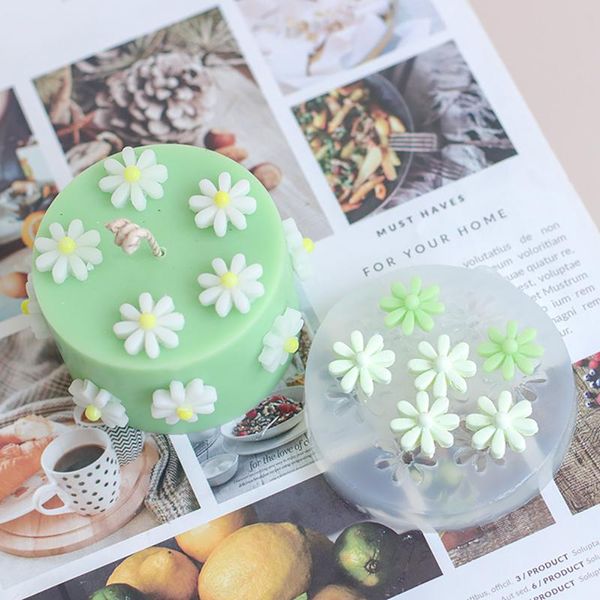 

craft tools soap mold sunflower silicone mini flower candle diy plaster decoration