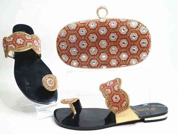 

fashion clutch bag with summer slipper women designs, Black