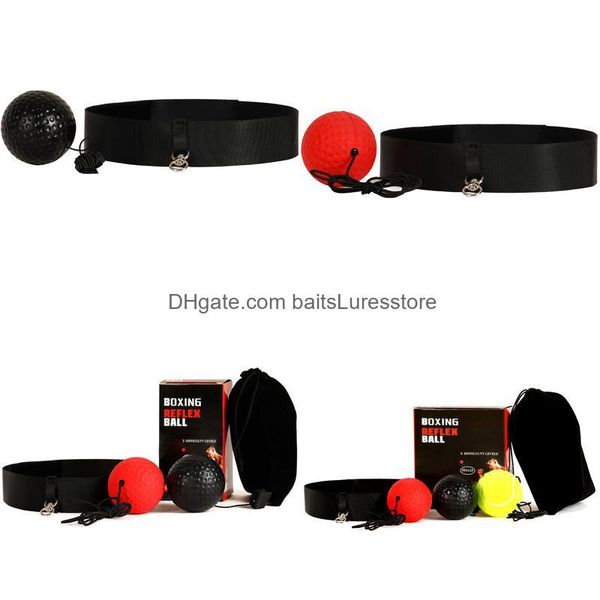 

punching balls reflex speed training baitsluresstore boxing ball reactive head wearing a fierce home magic rebound jllviu