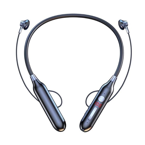 

headphones & earphones 100 hours wireless bluetooth-compatible earphone magnetic suction hifi sound stereo headset sports earbud with hd mic