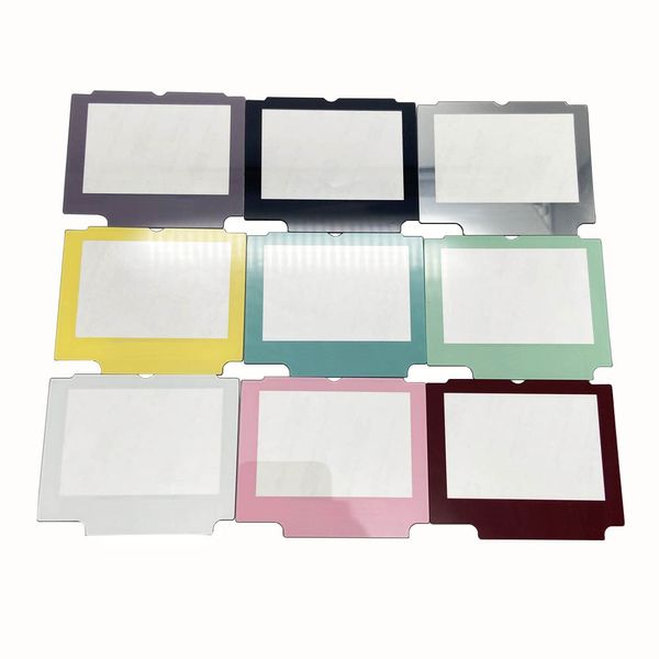 Painel de proteção de vidro Lente de tela de cor de plástico para GBA SP Nintend Gamboy Advance SP Capa de Tela-lente LCD Protetor Livre Navio Livre