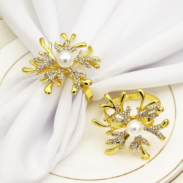 

12pcs/lot antler napkin button diamond ring christmas day party deskdecoration rings