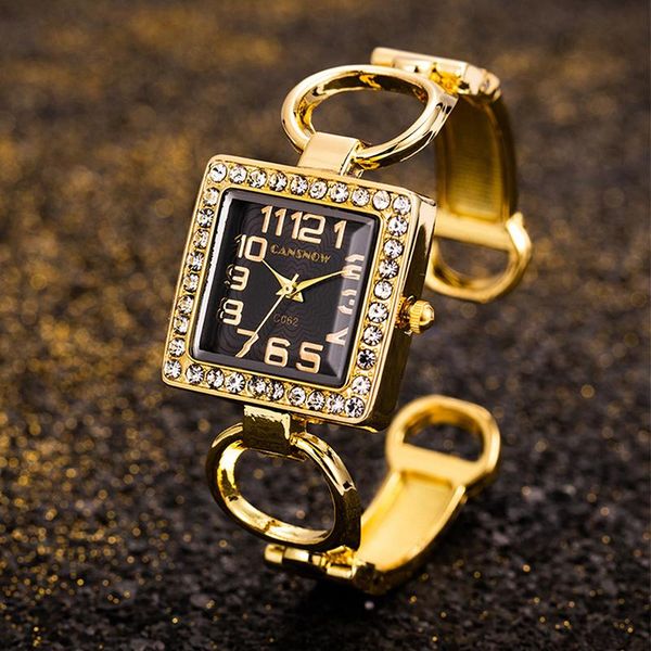 

wristwatches ladies stainless steel wristband bracelet watch diamond alloy dial fashion casual waterproof women's quartz zegarek damski, Slivery;brown