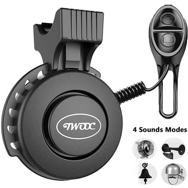 

bike horns bell charging speaker usb recharged waterproof handlebar 4 modes cycling electric bicycle accessories for scooter, bmx, mtb