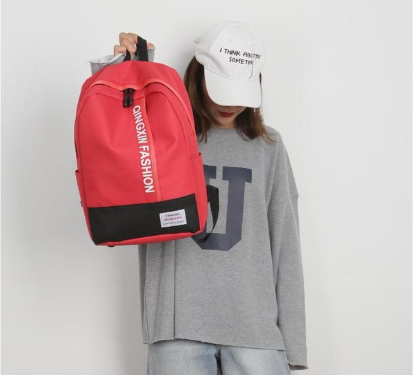 

backpack 2021 fashion canvas shoulder bag school for teenager backapck