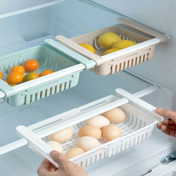 

storage bottles & jars refrigerator partition layer durable rack fruit vegetable holder j2y