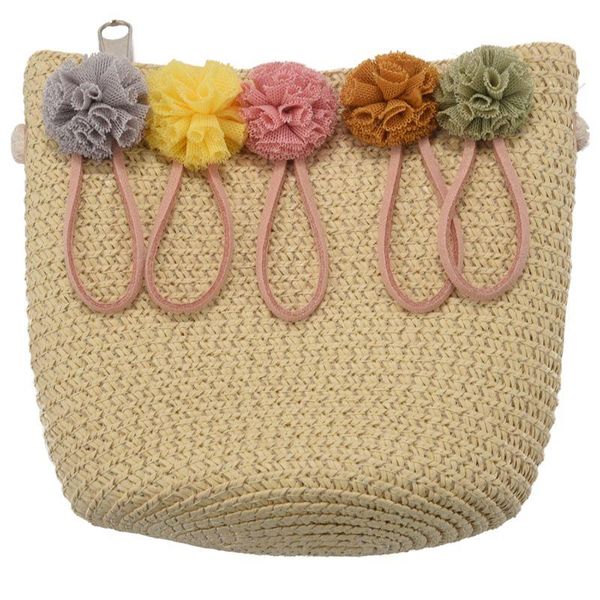 

evening bags girls shoulder bag straw rattan weave crossbody for baby