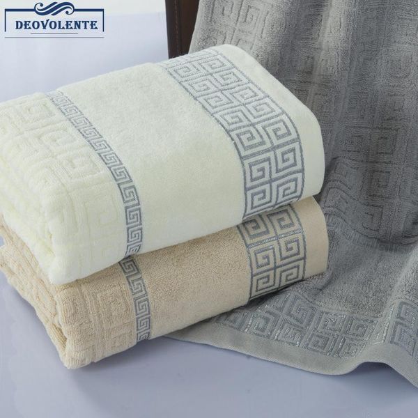 

towel 100% cotton embroidered beach bath towels for adults soft face 70x140cm