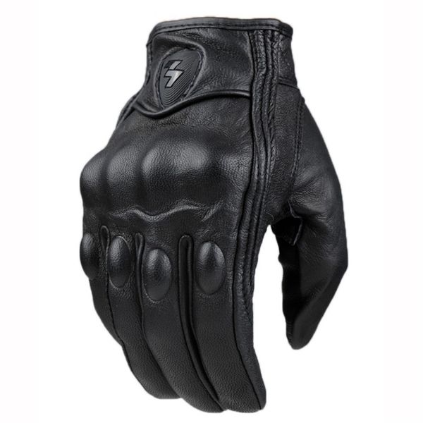 Retro-Motorradhandschuhe aus echtem Leder, belüften, weich, MBX/MTB/ATV-Handschuh, Motocross, extreme Sportausrüstung, Fahrrad 211124