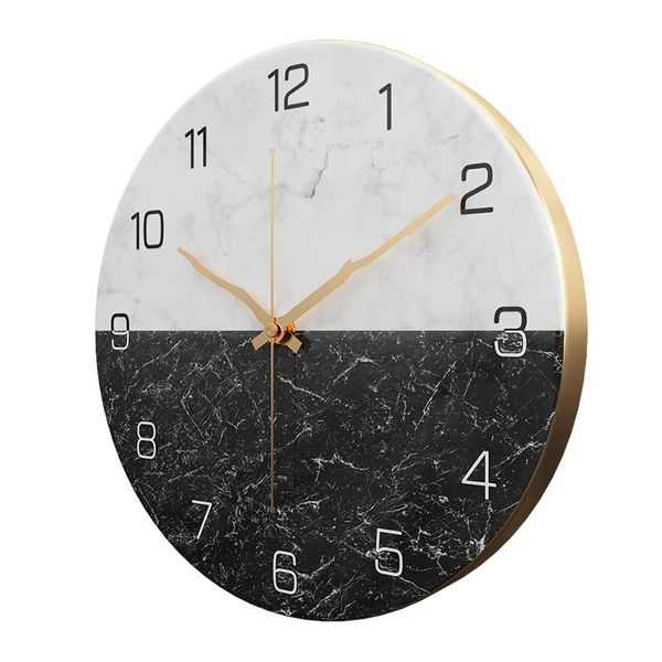 

fashion modern wall clock luxury minimalist creative nordic living room gold reloj pared clocks home decor 50wc