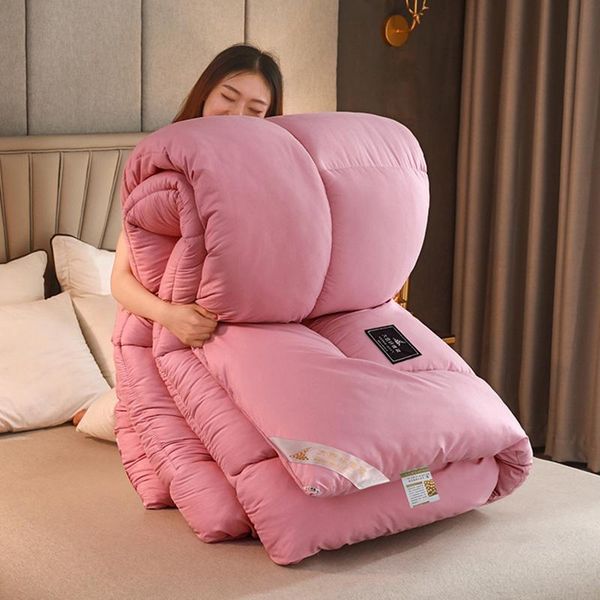 

comforters & sets soy fiber quilt core, spring autumn winter sanding, thickening comforter, warm blanket twin queen king size