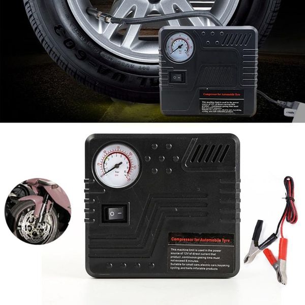 

inflatable pump mini tire inflator handheld car motorcycle tyres air compressor precise pressure measurement for quick inflate