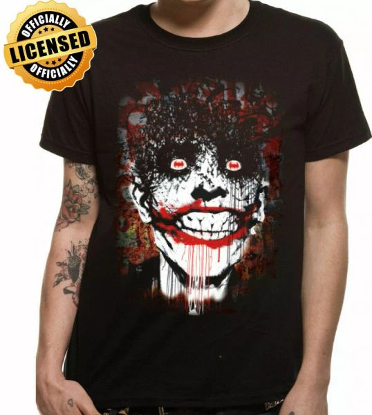 

the arkham joker mens batman dark knight officially licensed, White;black