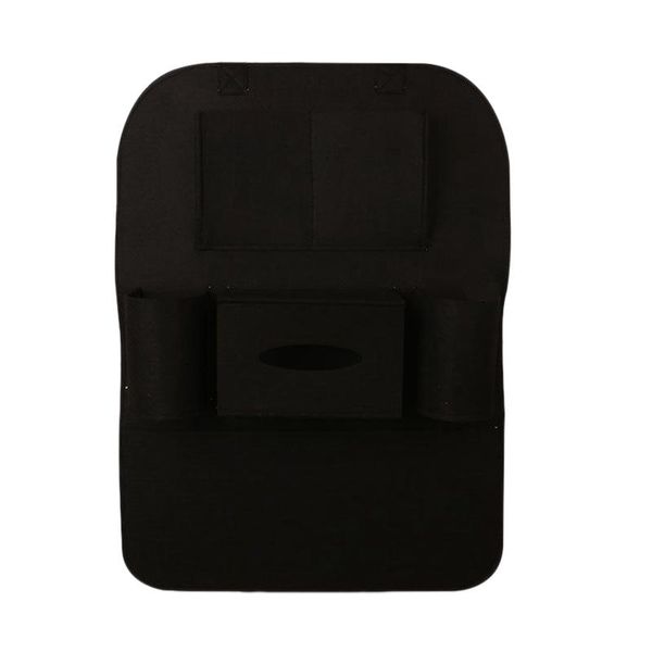 

car organizer storage bag universal rear seat box felt cover multi-pocket