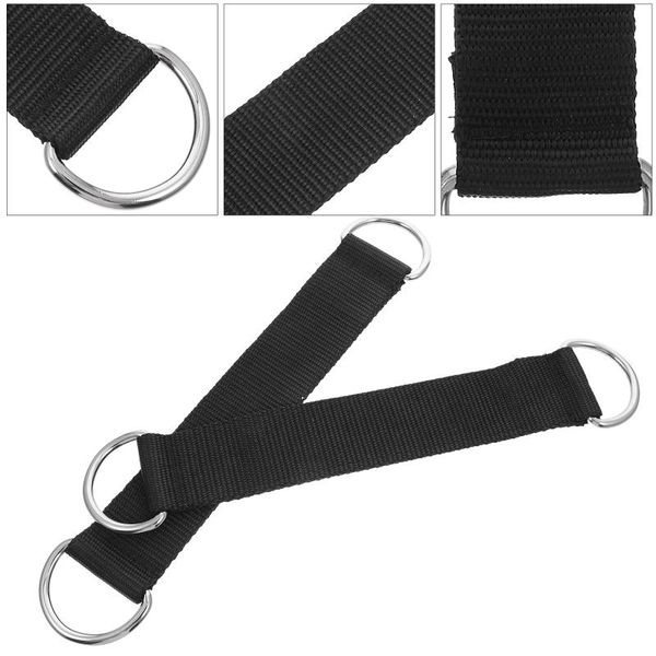 

resistance bands 2pcs fitness supplies equipment hanging straps diy (black)