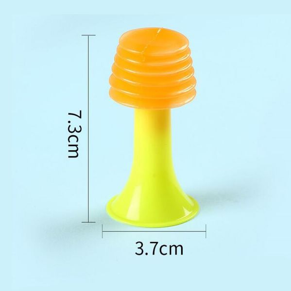 

10Pcs Mini Plastic Trumpet Musical Instruments For Children Baby Kids Pressing Sound Trumpets Little Toys Gift for Children GYH