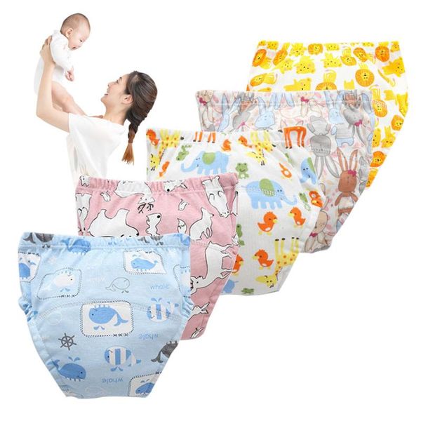 

cloth diapers cute baby cotton training pants panties waterproof reusable toolder nappies diaper underwear washable winter