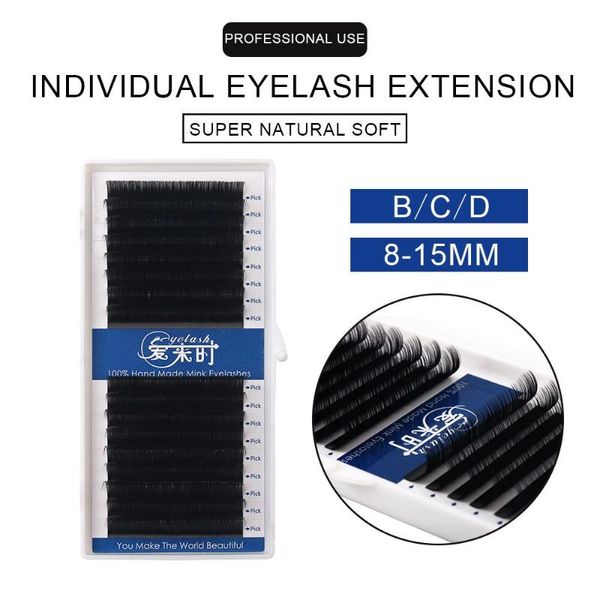 

false eyelashes thinkshow 16 rows individual eyelash extension faux mink 3d volume eye lashes russian silk fake cilias makeup tool