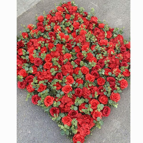 

decorative flowers & wreaths 40x60cm artificial silk rose flower wall pink romantic wedding decoration party holiday outdoor background