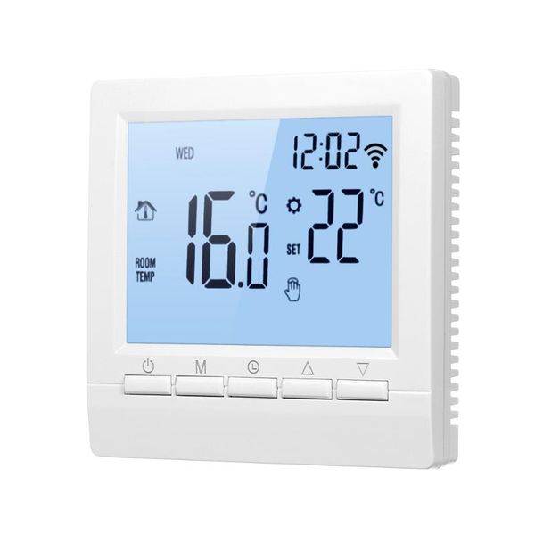 

smart home control thermostat digital temperature controller office app programmable electric floor wifi heating