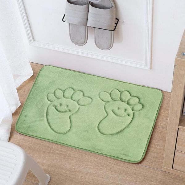 

bath mats mat foot pattern printing non-slip 40*60cm bathroom floor