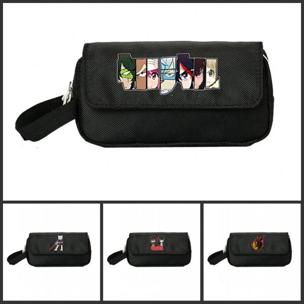 

akame ga kill pencill case women cosmetic cases makeup bag child girls student double zipper pecill handbag bags