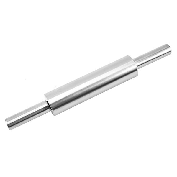 

rolling pins & pastry boards household flour stick pressing pin 44cm stainless steel baking kitchen tools