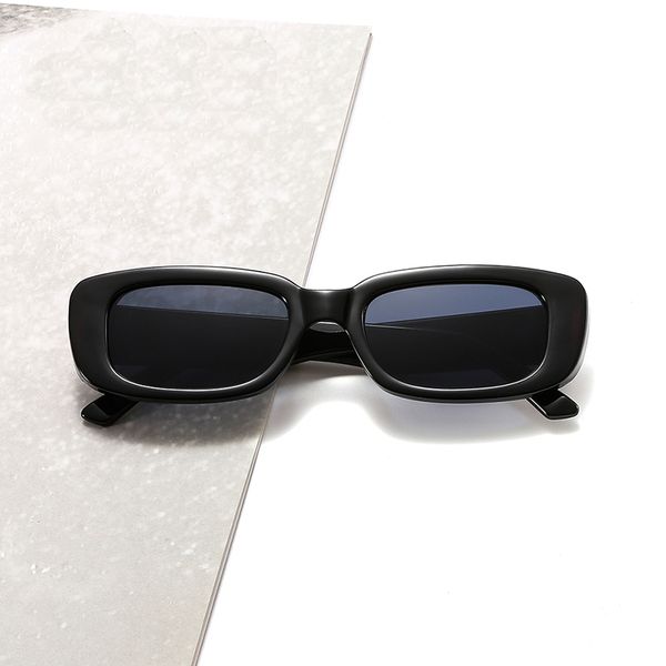 

2020 square sun glasses luxury brand travel small rectangle sunglasses men women vintage retro oculos lunette de soleil femme, White;black