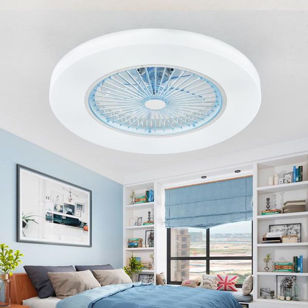

ceiling fans modern minimalist fan lamp living room led bedroom decoration lighting with remote control