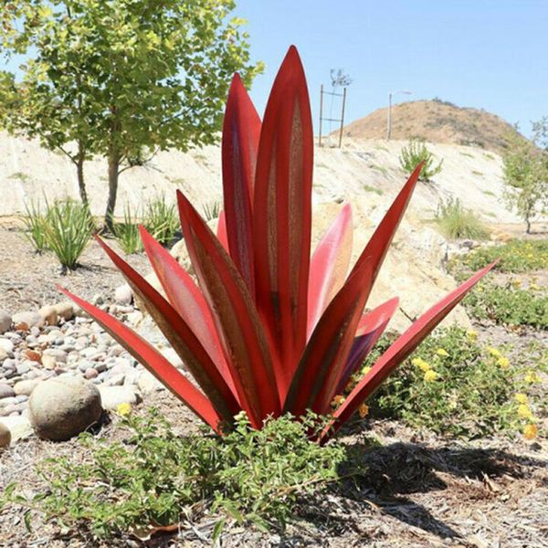 

mental red tequila agaves perfect for garden lawn ornaments figurines outdoor patio yard canq889 decorations