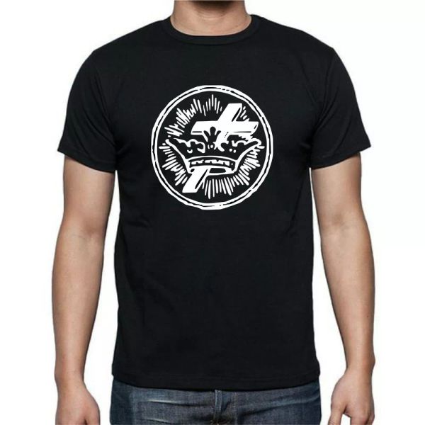 

circle god catholic cross crown king christ jesus t shirt tee, White;black