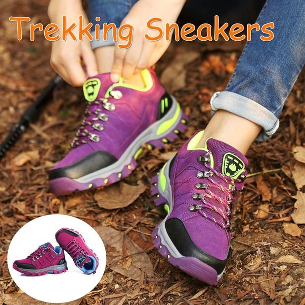 

sandals omen outdoor climbing hiking shoes waterproof trekking sneakers ladies casual summer mesh breathable femme 35-43, Black