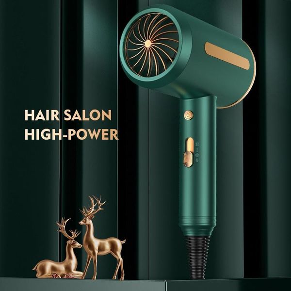 

professional hair dryer 220v electric hammer hairdryer blow negative ion blue light mini blower dry strong wind brushes