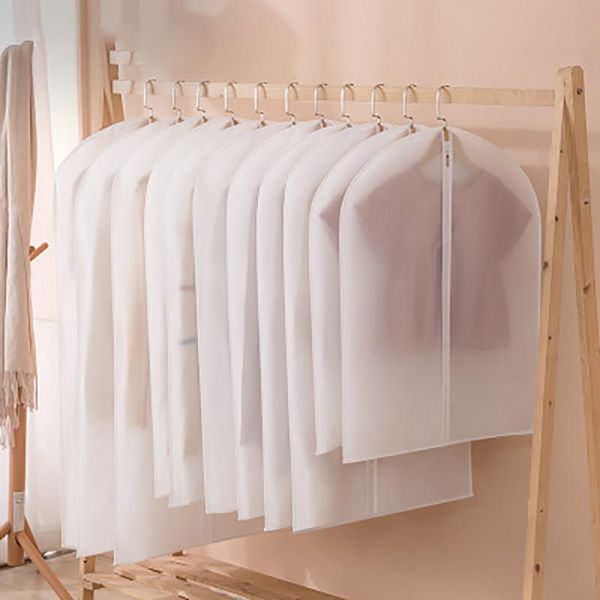 

clothing & wardrobe storage folding clothes dust cover peva suits bag home coat insect moisture-proof and wrinkle-proof