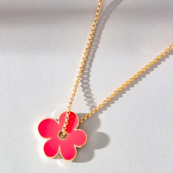 

chokers 2021 trend simple flower necklace for women fashion cute summer decoration jewelry friends family gifts, Golden;silver