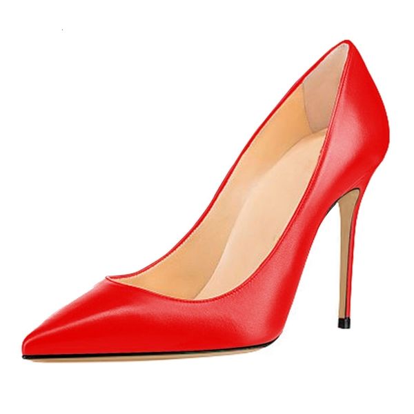 

sandals big size fashion super thin high heels pumps for women solid concise comfortable office shoes 10cm c018b jppi, Black