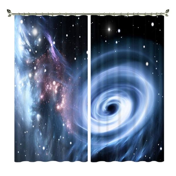 

curtain & drapes babson galaxy vortex 3d digital printing shading personality diy universe creative star