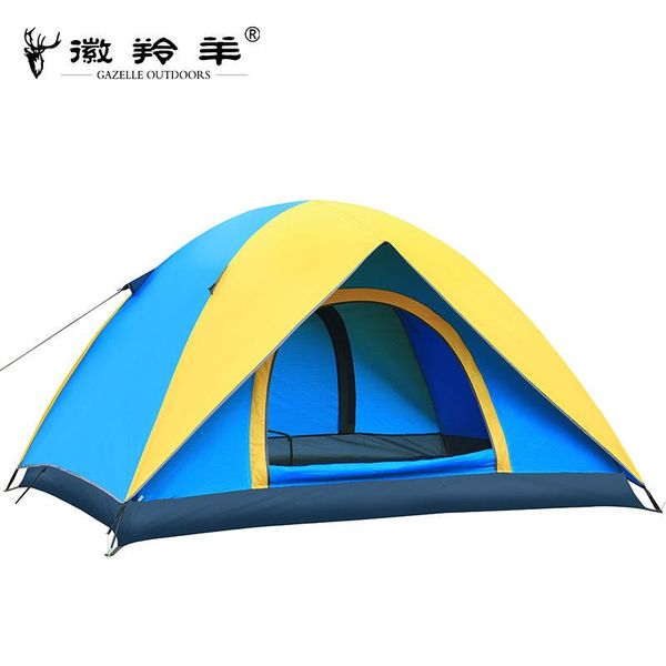 

the lakeside camp emblem antelope outdoor tent 3-4person bunk uv ventilation camping tents and shelters